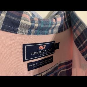 Vineyard Vines Slim Fit Tucker Shirt Large Multicolor